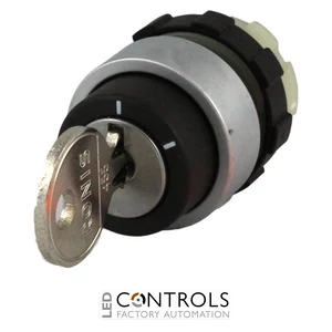 BS3SAR01 IMO Key Switch 2 Position Maintained, Black Bezel