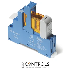 48.31.8.012.0060SPA Finder 1 CO Contacts 12V AC Modular Interface Relay with Green LED + varistor Indication