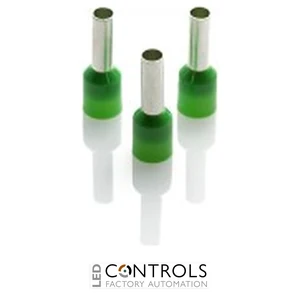 CEF612F Partex FERRULE 6.0mm GREEN SINGLE (100)