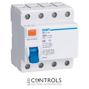 nl1-100-4100/100-s chint 100a 4 pole 100ma s type time delayed rcd