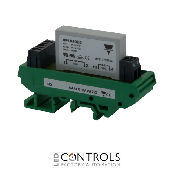 RP1A48D5M2 - SSR RP 480V 5A DIN RAIL