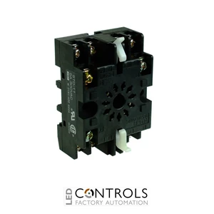 STD-11 IMO Relay Socket (Base) + Clip Din Rail Mount, 11 Pin