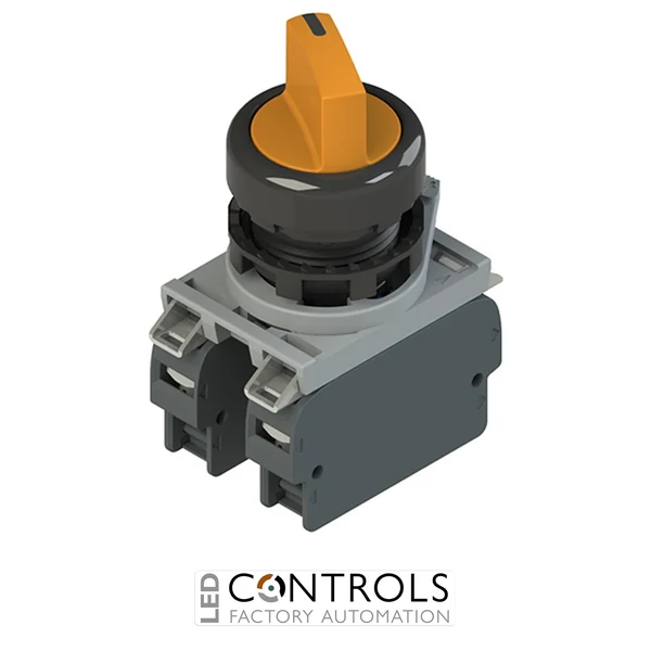 E2 AC-DXBC2248 Pizzato Complete unit with 4 positions selectors, fixing adapter and contacts