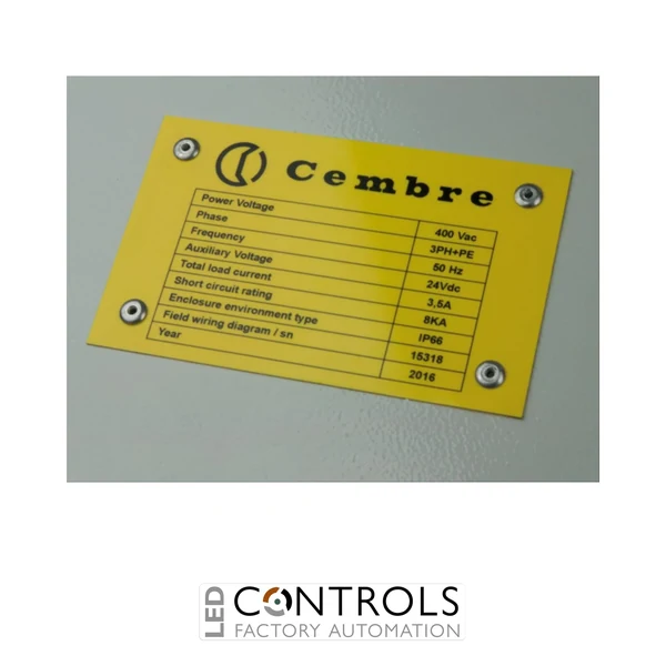 4117290 Cembre PLATE MG-VRT-RH 48237 (35X80 RE)
