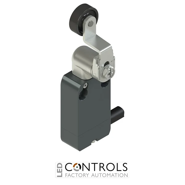 NA B022KE-DN2 Pizzato Modular prewired switch with adjustable shaped metal revolving lever diam. 20 roller