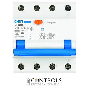 Chint NB310L-3N-B32 RCD - 3P+N - Type A - 32A - 30mA - 6kA - image 3