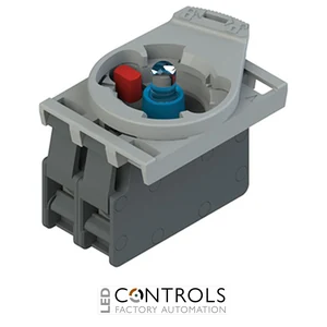 E2 AC-XXBC0045 Pizzato Complete unit with blue LED holder, contact block 1NC and fixing adapter