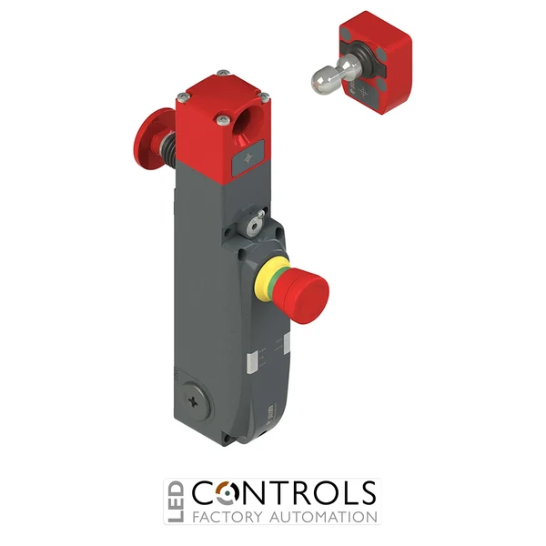 NG 2D7D413F-F30 Pizzato NG series safety switch with lock and integrated control devices, with actuator