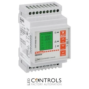 RM2DB230 - TYPE B EARTH LEAK. RELAY DISPLAY 230VAC