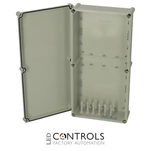 5330364 Fibox PC 5628 13 G Enclosure, Polycarbonate Grey cover