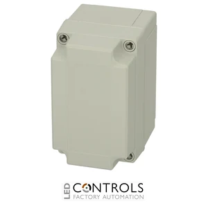 6011303 Fibox PC 100/100 HG Enclosure, Polycarbonate High base, grey cover