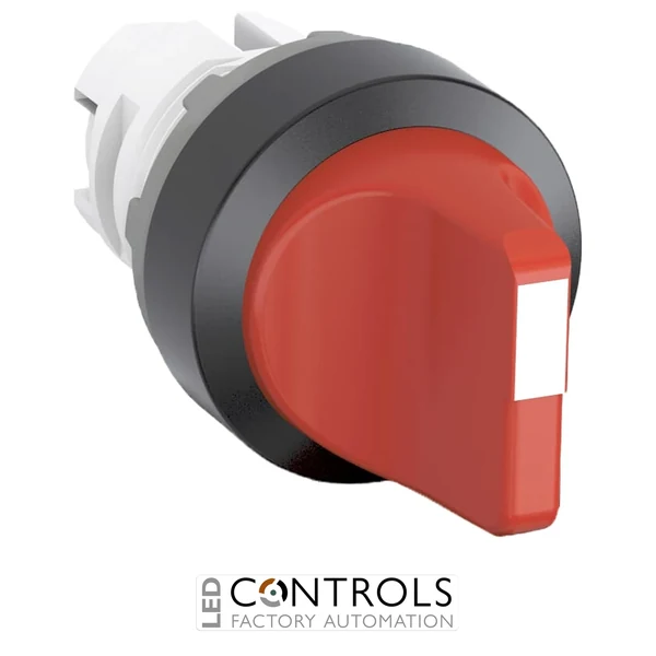 1SFA611200R1001 ABB M2SS1-10R Red 2-Position Selector Switch