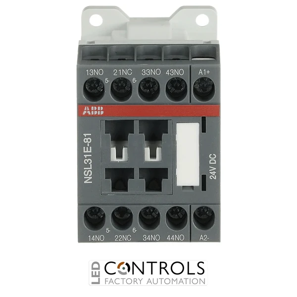 1SBH103001R8131 ABB NSL31E-81 3NO + 1NC Contactor Relay 24V 50/60Hz