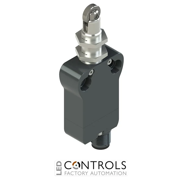 NB B110FB-SMK Pizzato Modular prewired switch with plunger with roller and M12 threaded bearing