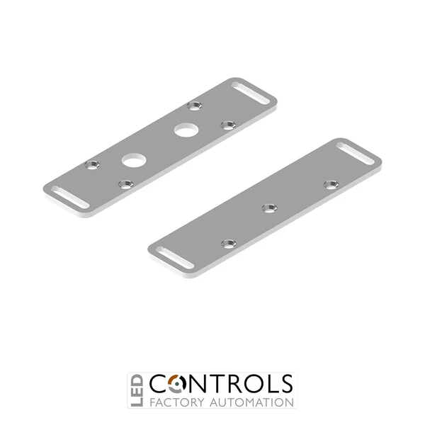 VF SFH10-TX Pizzato Couple of stainless steel plane plates supplied with fixing screws HX series