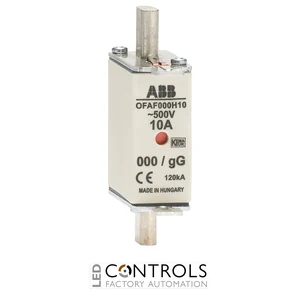 1SCA022627R0230 ABB 2A gG DIN Fuse Size 000 500V Dual Indication