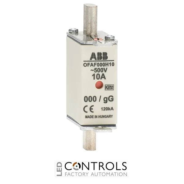 1SCA022627R1390 ABB 63A DIN 43620 Size 000 HRC gG Fuse 500V