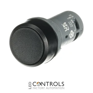 1SFA619100R1076 ABB CP1-10B-11 Black Momentary Compact Pushbutton 1NO + 1NC - image 2