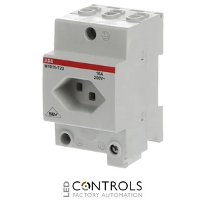 2CSM220695R0721 ABB M1011-T23 Swiss Type 23 Modular Socket Single-Phase 16 A Grey - image 2