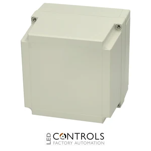 6081323 Fibox ABS 175/150 HG Enclosure, ABS High base, grey cover