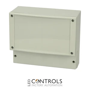7520281 Fibox PC 21/18-FC3 Enclosure, Polycarbonate Grey screw cover
