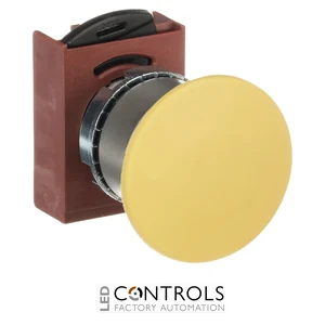 1SFA184043R9003 ABB P9MEM4GN P9M 40 mm Yellow Momentary Mushroom Pushbutton - image 3