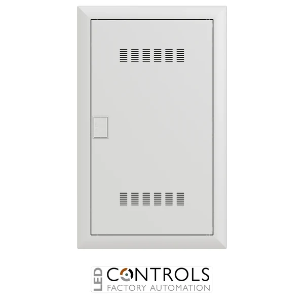 2CPX031384R9999 ABB UK636MV UK600 Flush-Mounted Ventilated Media Enclosure 3 Row IP30 RAL 9016 White