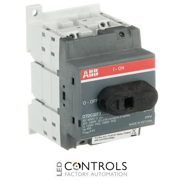1SCA121459R1001 ABB OTDC32F3 3 Pole 1000VDC  45A Switch Disconnector