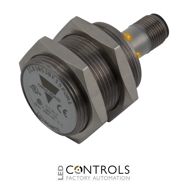 icb30s30f15pom1 - prox sensor ind. m30 plug 30mm pnp no flush