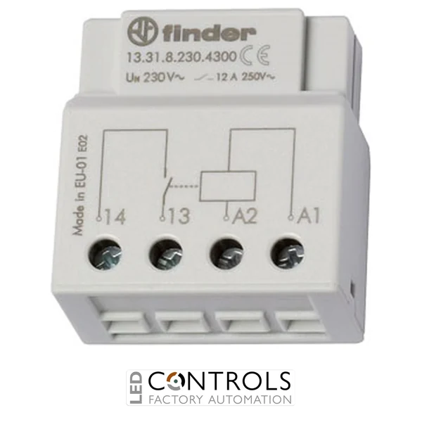 13.31.8.230.4300 Finder Monostable relay 1pole 10A 230V