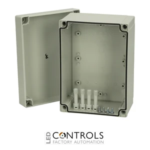 6013334 Fibox PC 150/100 XHG Enclosure, Polycarbonate Extra high base, grey cover
