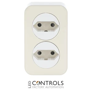 2CPX061177R9999 ABB ZE225 EURO Double Socket 230 V AC