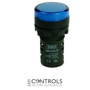 lmb-24-blue imo led pilot light 24ac/dc blue ip65