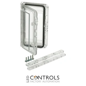 3730662 Fibox L 06 Window for 6 modules Clear cover