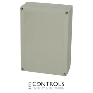 6011326 Fibox PC 200/75 HG Enclosure, Polycarbonate High base, grey cover