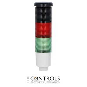 8LT4K03BG - ILLUMIN/SOUNDER TOWER 45MM GREEN-RED 24VDC