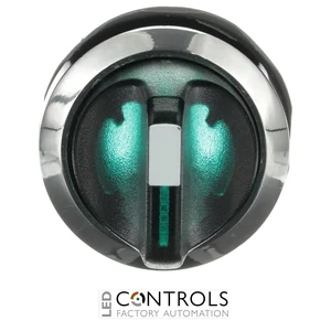 1SFA611200R3102 ABB M2SS1-31G Green Illuminated 2-Position Selector Switch - image 2