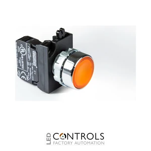 EMAS CM100DS EMAS CM FLUSH PUSH BUTTON 1NO YELLOW WITH NUT - image 3