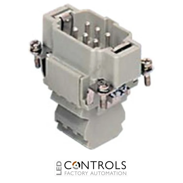CSSM06 Ilme Male insert 6 pole and earth 16 amp dual spring Size 44.27