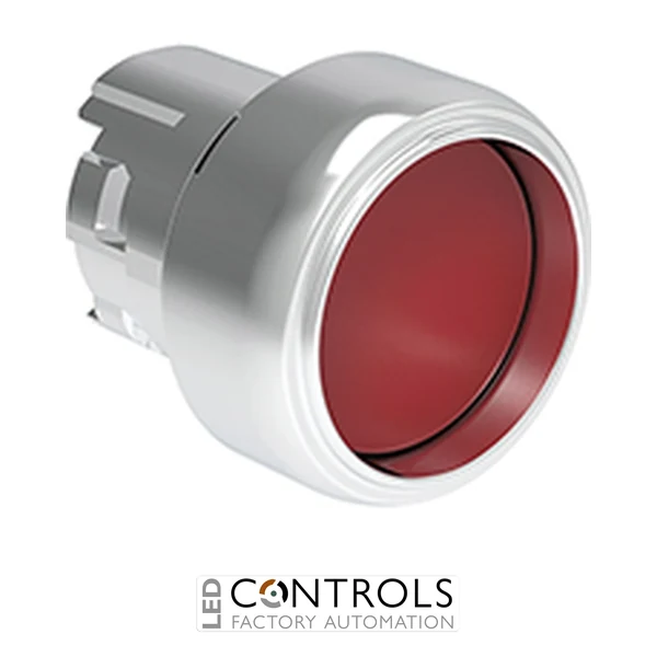 LOVATO LPSB304 RED SHROUDED MET. PUSH-BUTTON