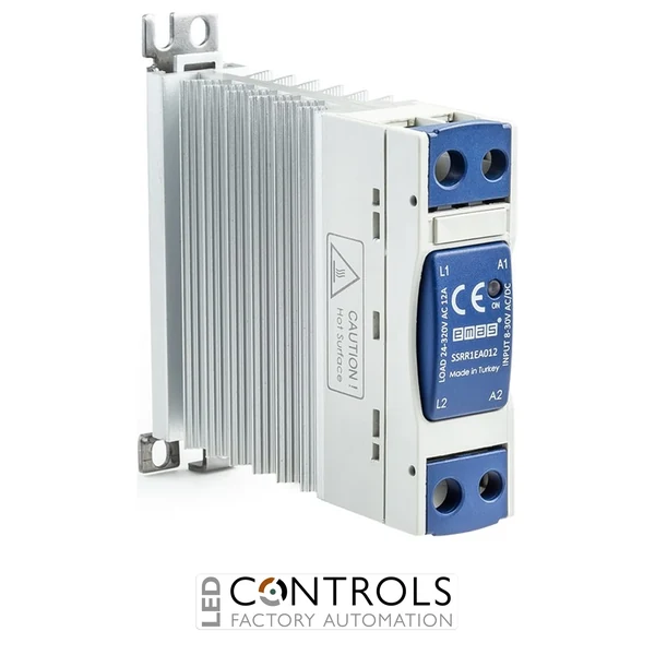 EMAS SSRR1EA012 EMAS SSR 12A 24-320VAC SOLID STATE RELAY