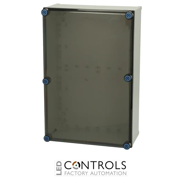 8113078 Fibox CAB PCQ 604021 T Enclosure, Polycarbonate Smoked transparent cover