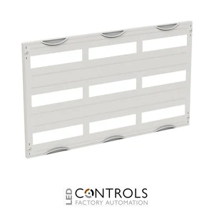 2CPX062850R9999 ABB AS233 Slotted Distribution Board Cover 750 x 450mm 3-Field RAL 7035 IP2XC - image 3