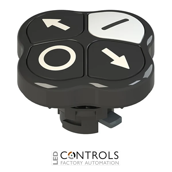 E2 1PQFA1QAAE Pizzato Quadruple pushbutton