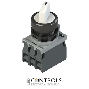 E2 AC-DXBC1805 Pizzato Complete unit with illuminated selector, fixing adapter and contacts
