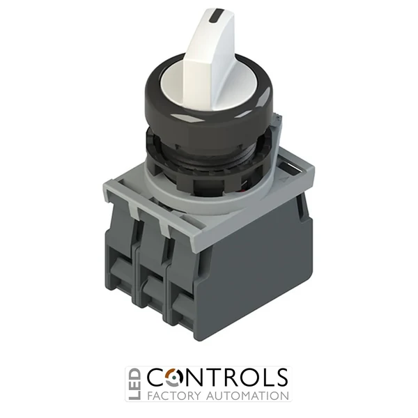 E2 AC-DXBC1805 Pizzato Complete unit with illuminated selector, fixing adapter and contacts