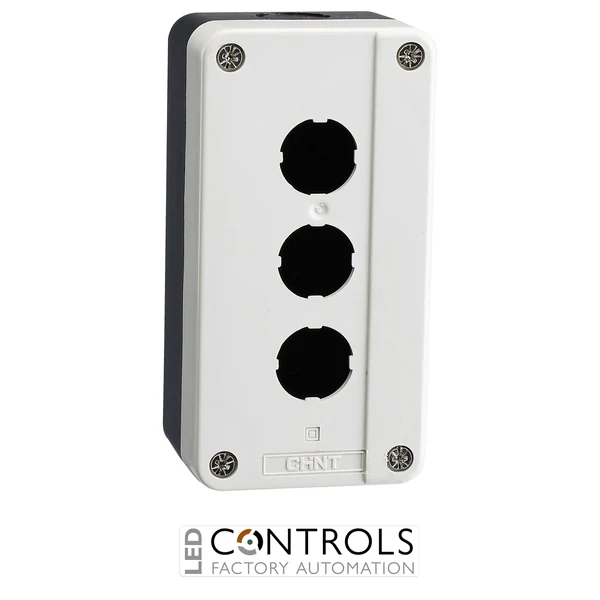 np2-b142/k3 chint 3 position button station with key switch (2 n/o)