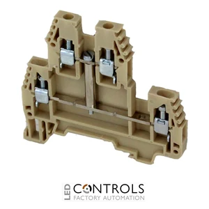 ERD2.5VBEIGE IMO Screw Clamp Terminal 2.5mm, 300V, 20A, Double Deck