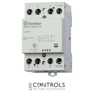 22.44.0.024.4610 Finder contactor 4 pole 40A AC/DC 24V 2NO/2NC