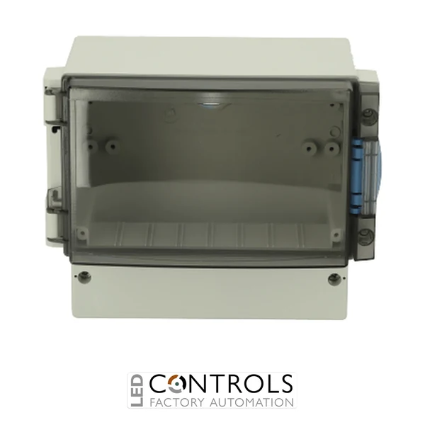 7585165 Fibox ABS 17/16-3 Enclosure, ABS Smoked transparent hinged cover